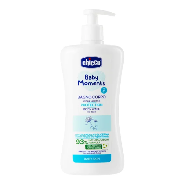 Chicco Body Wash Protection for Delicate Skin 500ml - Image 1