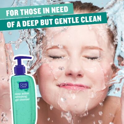 Clean & Clear Deep Action Refreshing Gel Cleanser 150ml