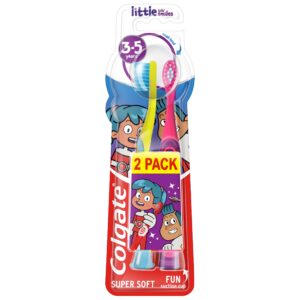Colgate Kids Toothbrush Smiles 3-5 Years - Pack of 2