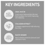 Coxir Black Snail Collagen Emulsion: Hydrate & Firm Your Skin - Image 2