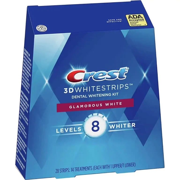 Crest 3D Whitestrips Glamorous White 28 Piece - Radiant White Smile - Image 1