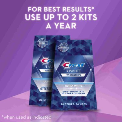 Crest 3D White Ultra White Whitestrips 28 Strips 14 Treatments