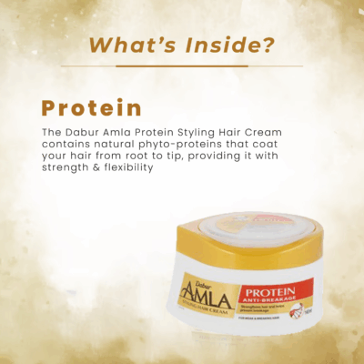 Dabur-Amla Cream Protein For Weak & Breaking Hair 125/140 Ml