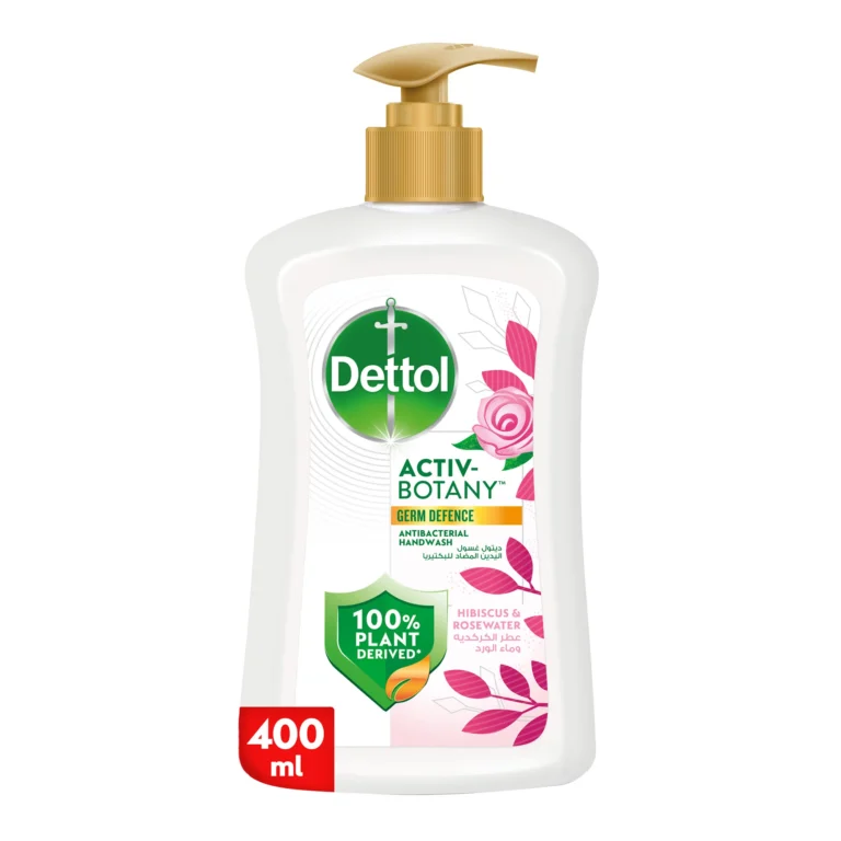 Dettol Active Botany Hibiscus & Rosewater Liquid Hand Wash 400ml - Image 1