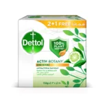 Dettol Active Botany Soap Green Tea & Bergamot 150g 2+1 Free