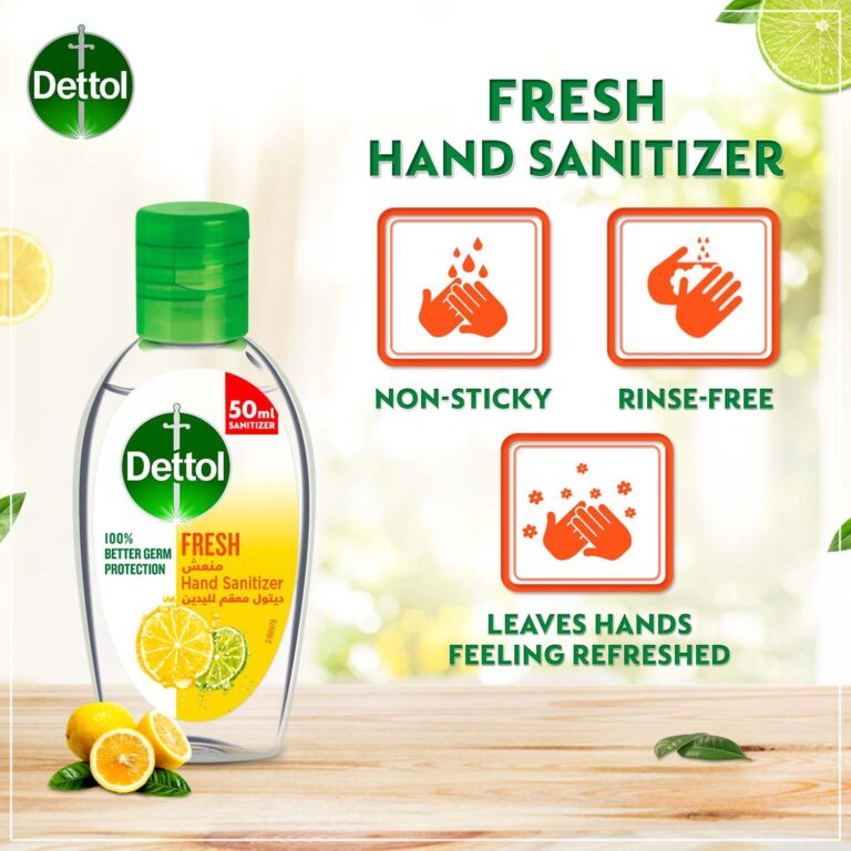 Dettol Instant Hand Sanitizer Gel Spring Fresh 50 ml - Instant Protection Anywhere - Image 4