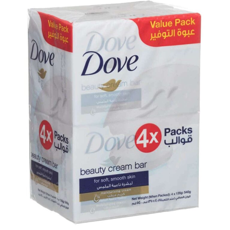Dove Beauty Bar White - Economy Pack (4 Pcs x 135 Gm) - Image 2