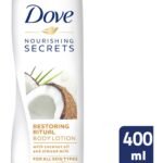 Dove Body Lotion with Coconut Oil 400ml - Deep Hydration for Silky Soft Skin