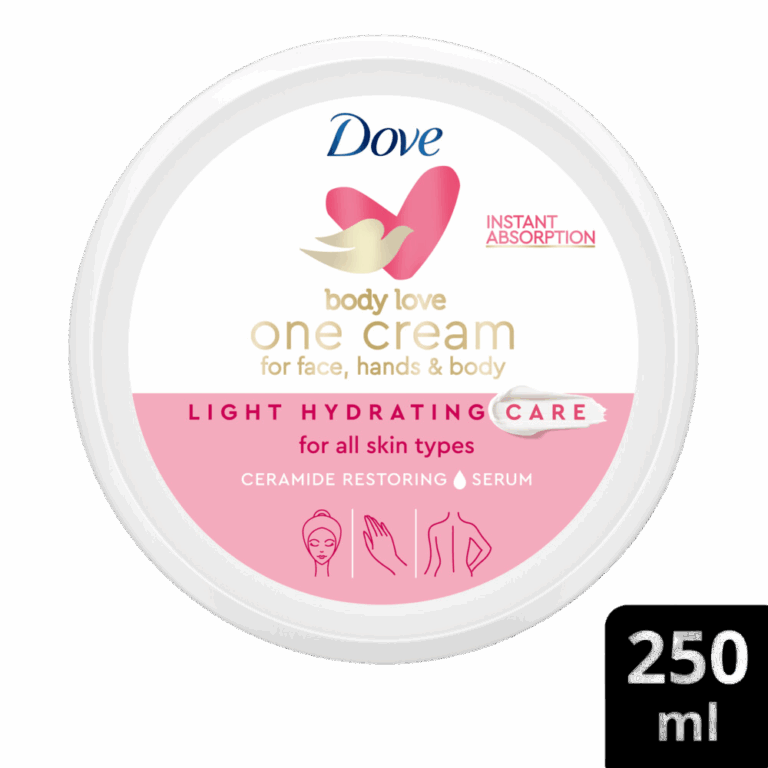 Dove Body Love Light Hydrating Care Cream 250ml - Image 1