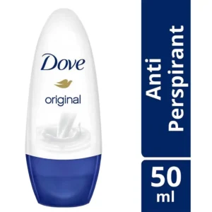 Dove Original Antiperspirant Roll-On Deodorant, Superior Protection & Skin Care, 50 ml