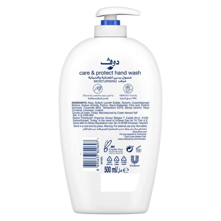 Dove Nourishing Hand Wash, 500 ml Bottle - Image 3