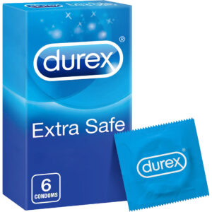 Durex Extra Safe Condoms with Extra Lubrication - 6 Pcs