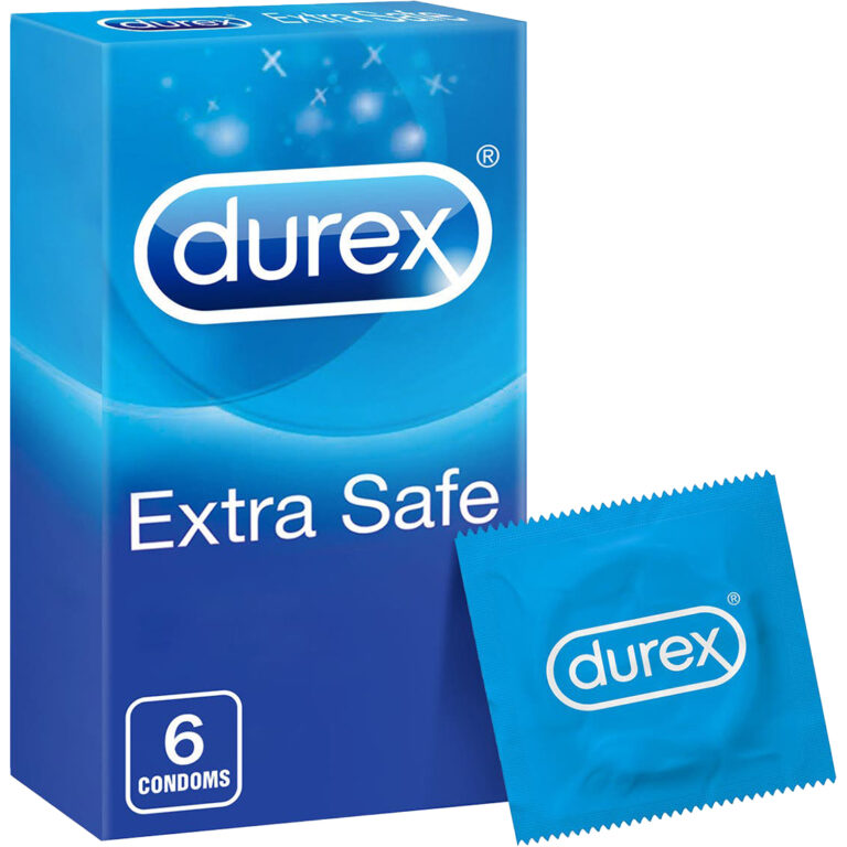 Durex Extra Safe Condoms with Extra Lubrication - 6 Pcs - Image 1