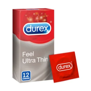 Durex Feel Thin Condoms - 12 pcs