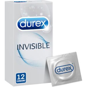 Durex Invisible Extra Thin Condoms - 12 pcs Pack