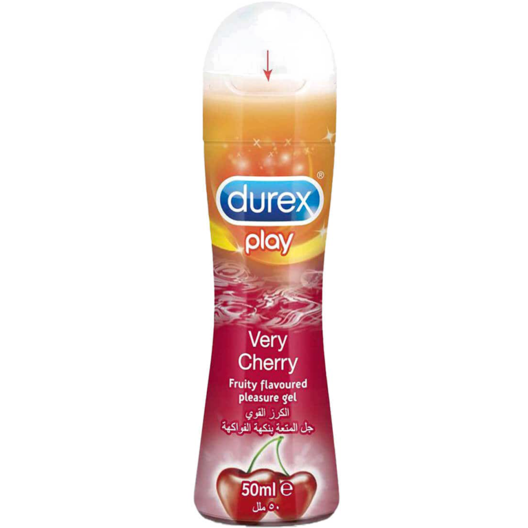 Durex Play Very Cherry Lubricant Gel 50ml - Cherry Flavored Excitement - Image 1