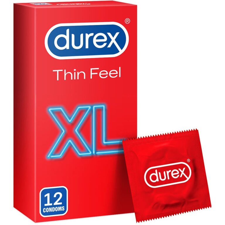 Durex Thin Feel XL Condoms - Extra Large Size 12 Pcs - Image 1