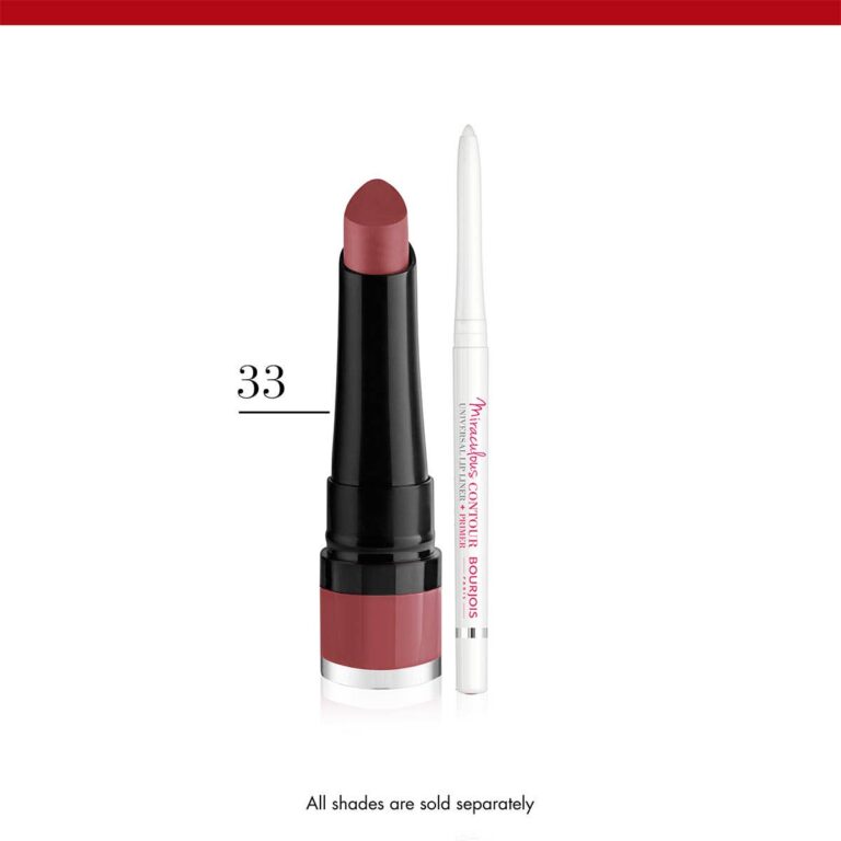 Bourjois Rouge Velvet The Lipstick 033 Rose Water- Pink - Image 6