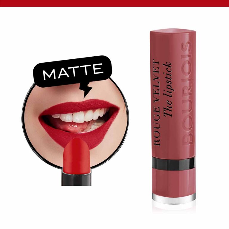 Bourjois Rouge Velvet The Lipstick 033 Rose Water- Pink - Image 2