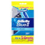Gillette Razor Blue II Plus Promo 15 Pcs + 5 Pcs Free - Image 2