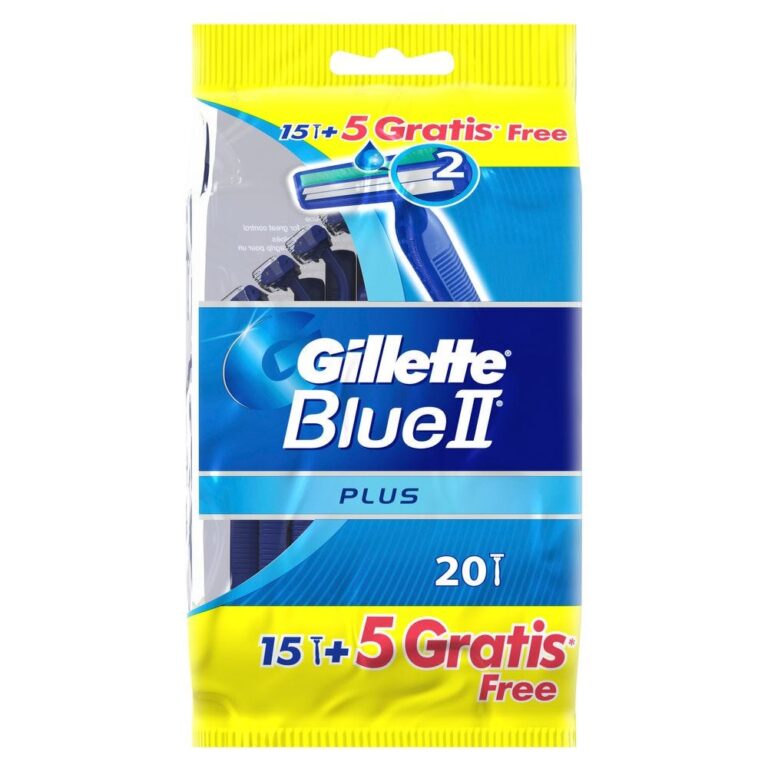 Gillette Razor Blue II Plus Promo 15 Pcs + 5 Pcs Free - Image 2