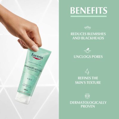 Eucerin Scrub Dermopurifye Oil Free 100ml
