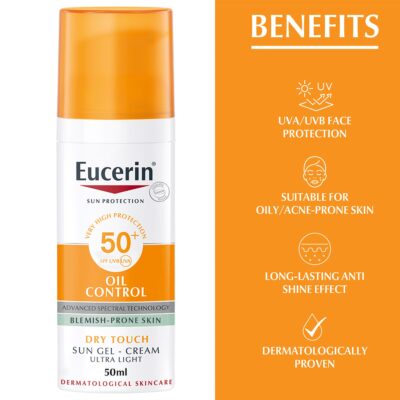 Eucerin Sun Oil Control Dry Touch SPF 50+ 50 ml