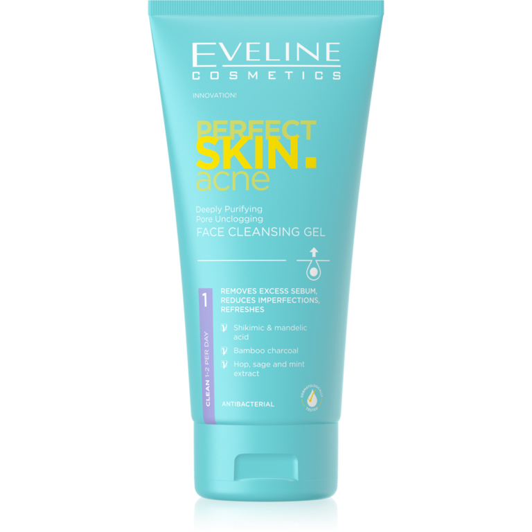 Eveline Perfect Skin Acne Face Deep Cleansing Gel 150ml - Image 1