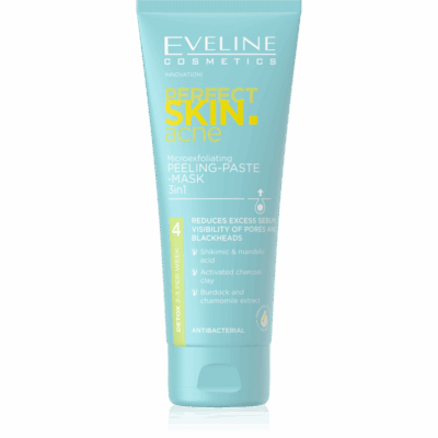 Eveline Perfect Skin Acne Peeling Mask 3in1 75ml
