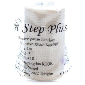 First Step Adhesive Gauze Roll 8 cm x 4 m - Premium Wound Care