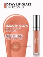 Flormar Dewy Lip Glaze 04 Undressed - Shiny Wet Lip Gloss - Image 4