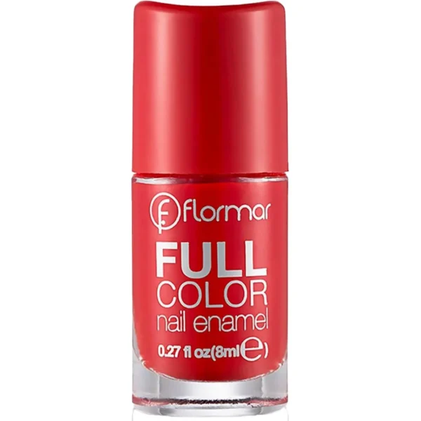 Flormar Full Color Nail Enamel FC08 - Long-Lasting Glossy Finish - Image 1