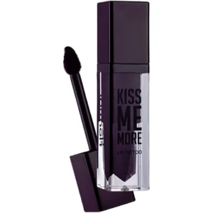 Flormar Kiss Me More Lip Tattoo Damson 16 - Black | Long-Lasting Color
