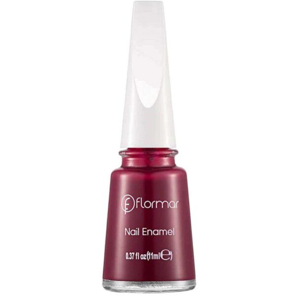 Flormar Nail Enamel 075 - Radiant Red for Lasting Beauty - Image 1