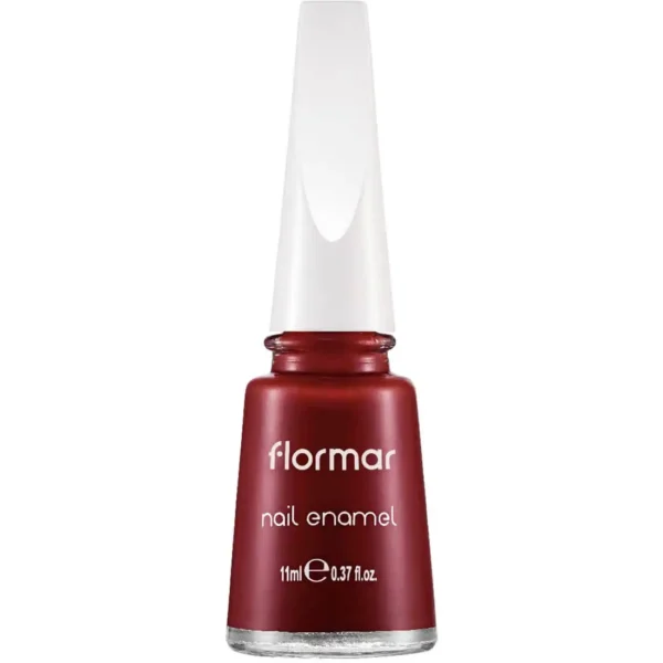 Flormar Nail Enamel 416 - Straight Red-Bright - Image 1