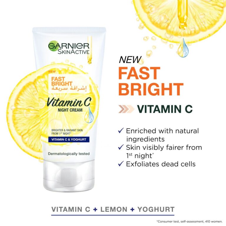 Garnier Fast Bright Night Cream - 50 ml - Image 3