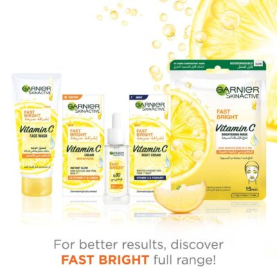 Garnier Skin Active Fast Bright Mask - 28g