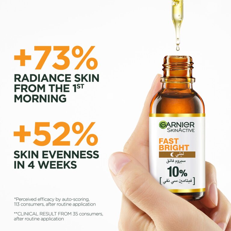 Garnier Skin Active Night Serum With Vitamin C 30 ml - Image 4