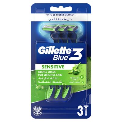 Gillette Blue3 Sensitive 3 Pcs
