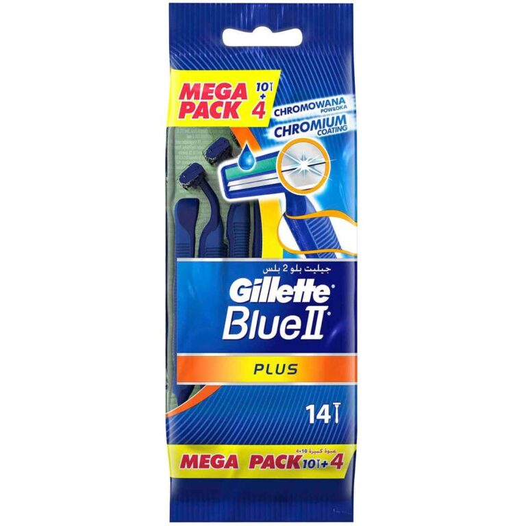 Gillette Razor Blue II Plus Promo (10+4) Pcs - Image 1