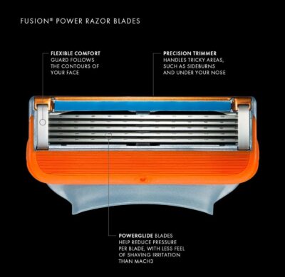 Gillette Blades Fusion Power 4 pcs