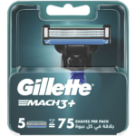 Gillette Mach3 Plus 5 Pcs: Superior Smooth Shave Blades