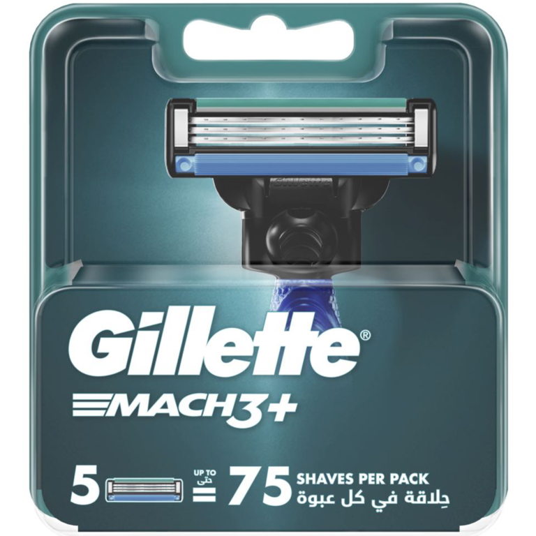 Gillette Mach3 Plus 5 Pcs: Superior Smooth Shave Blades - Image 1