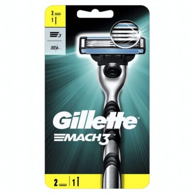 Gillette Mach 3 Razor + 2 Blades Refill