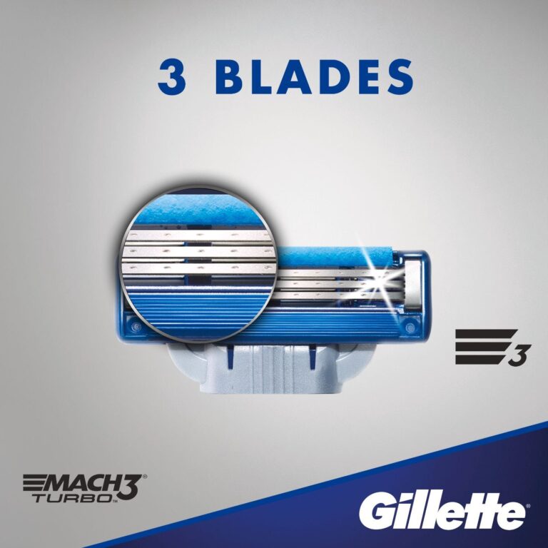 Gillette Razor Mach3 Turbo 2 Blades - Image 3