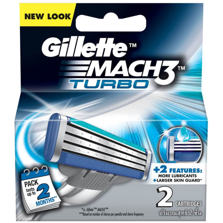 Gillette Razor Mach3 Turbo 2 Blades - Image 5