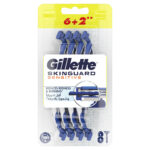 Gillette SkinGuard Sensitive Razors 6+2