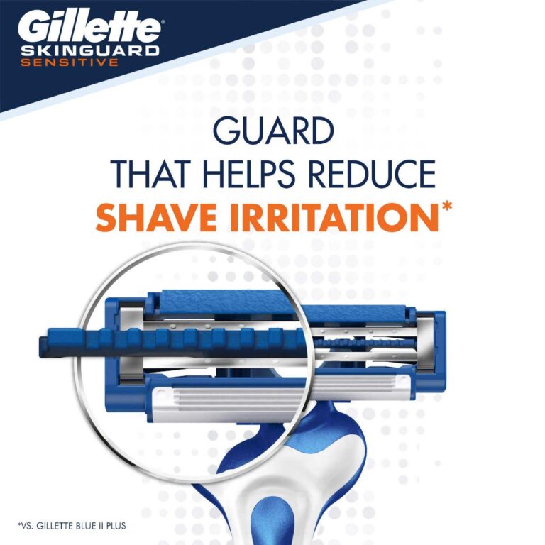 Gillette SkinGuard Sensitive Razors 6+2 - Image 3