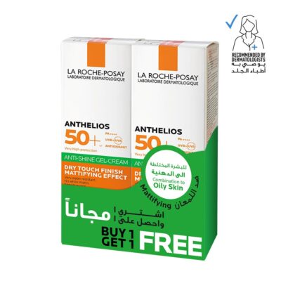 لاروش بوزيه أنثيليوس اكس ال واقي للشمس مضاد للمعان (1+1)