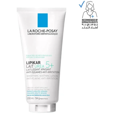 La Roche-Posay Lipikar Lait 5% Urea Body Lotion for Dry and Eczema Prone Skin 200ml